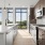 a kitchen with ample counter space