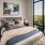 bedroom with beautiful views of neighborhood