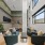 stylish clubroom with bright lighting