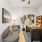 home office with bright lighting